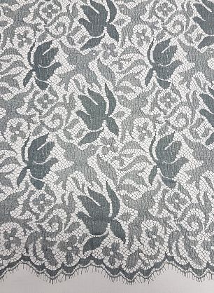 Кружево (н) серо-коричневое ш-100см Jean Bracq - в интернет-магазине тканей Тессутидея арт. 03-3910