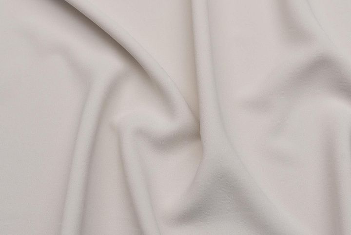 Плательная кади (о) светло-бежевая - итальянские ткани Тессутидея арт. 03-6823