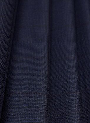 Костюмная (н) сине-черная гусиная лапка/клетка - в интернет-магазине тканей Тессутидея арт. 05-3815