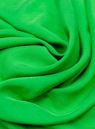 Крепдешин (о) ярко-зеленый - в интернет-магазине тканей Тессутидея арт. 02-8567