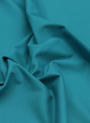 Хлопок костюмный фактурный (о) бирюзовый - в интернет-магазине тканей Тессутидея арт. 01-7237