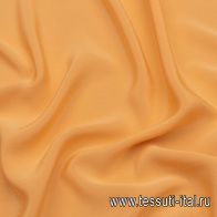 Крепдешин (о) светло-оранжевый - итальянские ткани Тессутидея арт. 10-3022