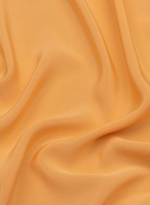 Крепдешин (о) светло-оранжевый - в интернет-магазине тканей Тессутидея арт. 10-3022