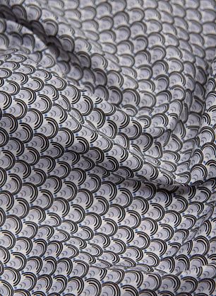 Сорочечная (н) серо-черно-голубой принт - в интернет-магазине тканей Тессутидея арт. 01-6275