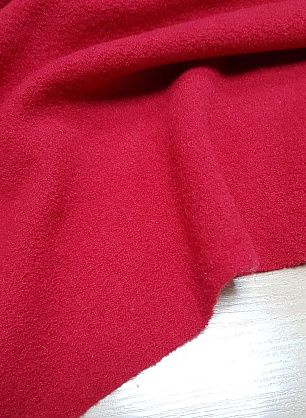 Трикотаж шерсть лоден водоотталкивающий (о) красный Piacenza - в интернет-магазине тканей Тессутидея арт. 15-0766