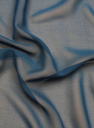 Шифон (о) сине-бирюзовый - в интернет-магазине тканей Тессутидея арт. 10-4002