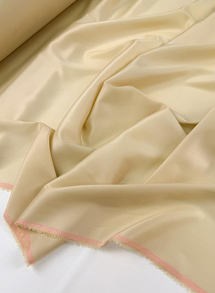 Подкладочная купра стрейч (о) светло-бежевая - в интернет-магазине тканей Тессутидея арт. 08-1684