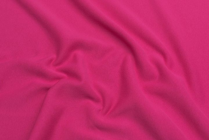 Футер 3-х нитка с начёсом (о) фуксия - итальянские ткани Тессутидея арт. 13-1561