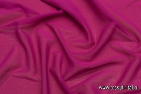 Шифон (о) темная фуксия - итальянские ткани Тессутидея арт. 10-2810
