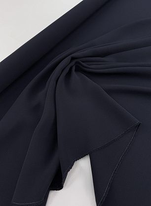 Шелк кади (о) темно-синий - в интернет-магазине тканей Тессутидея арт. 10-4761