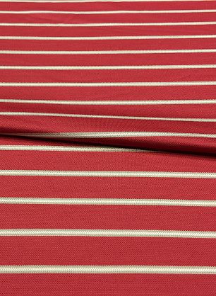 Трикотаж хлопок полоска (н) красно-бело-бежевый Pal Zileri - в интернет-магазине тканей Тессутидея арт. 12-0810