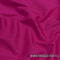 Сорочечный поплин стрейч (о) фуксия - итальянские ткани Тессутидея арт. 01-6847