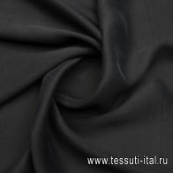 Плательная купра (о) черная - итальянские ткани Тессутидея арт. 04-1709