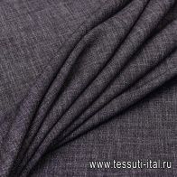 Костюмная дабл стрейч (о) серая/синяя меланж - итальянские ткани Тессутидея арт. 05-2908