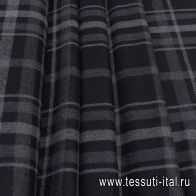 Костюмная (н) черно-серая клетка - итальянские ткани Тессутидея арт. 05-4211