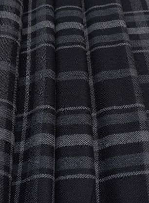 Костюмная (н) черно-серая клетка - в интернет-магазине тканей Тессутидея арт. 05-4211