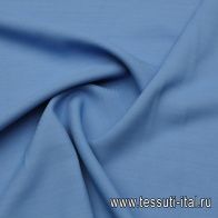 Плательная вискоза 380 г/м (о) голубая - итальянские ткани Тессутидея арт. 04-1722
