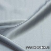 Шелк атлас стрейч (о) серый - итальянские ткани Тессутидея арт. 10-1869