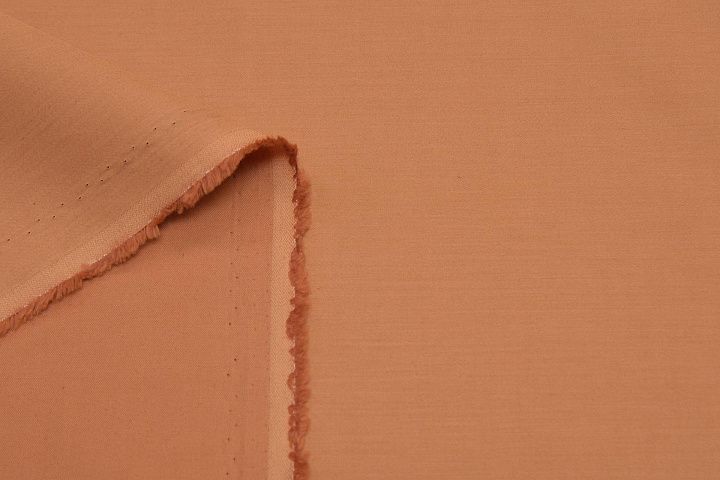 Хлопок костюмный (о) терракотовый - итальянские ткани Тессутидея арт. 01-6544