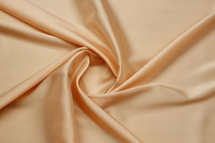Подкладочная стрейч (о) светло-розово-бежевая - итальянские ткани Тессутидея арт. 07-1474