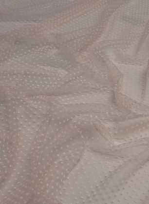 Плательная сетка (н) светло-розовая с вкраплениями - в интернет-магазине тканей Тессутидея арт. 03-6282