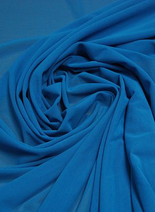 Плательная сетка (о) ярко-голубая - в интернет-магазине тканей Тессутидея арт. 03-3399