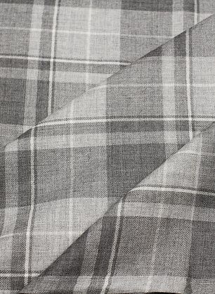 Костюмная (н) серая клетка - в интернет-магазине тканей Тессутидея арт. 05-4667