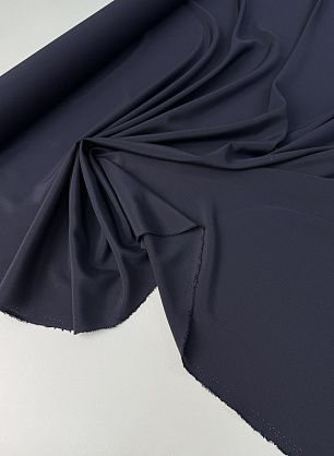 Крепдешин (о) темно-синий - в интернет-магазине тканей Тессутидея арт. 10-4689