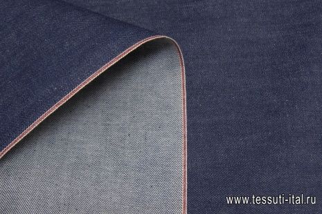 Джинса селвидж (о) темно-синяя - итальянские ткани Тессутидея арт. 01-6665