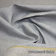 Костюмная дублированная поролоном (о) серая меланж - итальянские ткани Тессутидея арт. 05-1899