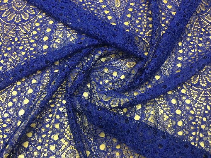 Кружево (о) васильковое  Emilio Pucci - итальянские ткани Тессутидея арт. 03-4650