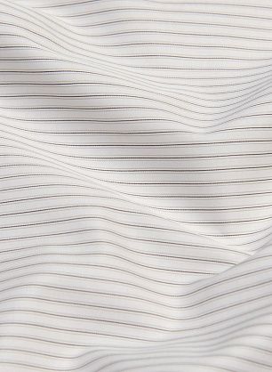 Сорочечная (н) бело-коричневая полоска - в интернет-магазине тканей Тессутидея арт. 01-6341