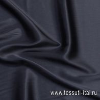 Шелк атлас стрейч (о) темно-серый - итальянские ткани Тессутидея арт. 10-2606