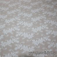 Кружевное полотно (о) белое - итальянские ткани Тессутидея арт. 03-2478