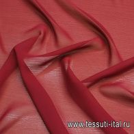 Шифон 40 гр/м (о) бордовый  - итальянские ткани Тессутидея арт. 10-3148