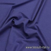 Лен с хлопком (о) синий - итальянские ткани Тессутидея арт. 16-0884