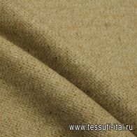 Костюмная шелк+кашемир (о) бежевая меланж - итальянские ткани Тессутидея арт. 05-5032