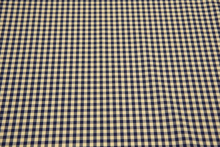 Сорочечная (н) сине-желтая клетка - итальянские ткани Тессутидея арт. 01-6131