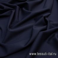 Костюмная стрейч (о) темно-синяя - итальянские ткани Тессутидея арт. 05-3645