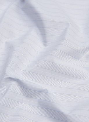 Сорочечная (н) бело-бежево-голубая полоска  - в интернет-магазине тканей Тессутидея арт. 01-6135