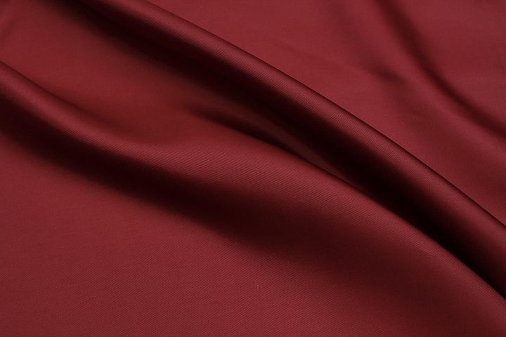 Подкладочная вискоза+ацетат (о) бордовая - итальянские ткани Тессутидея арт. 07-1557