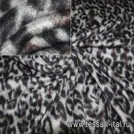 Пальтовая ворсовая (н) леопардовый орнамент - итальянские ткани Тессутидея арт. 09-0837