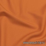 Костюмная стрейч (о) оранжево-коричневая - итальянские ткани Тессутидея арт. 05-4177