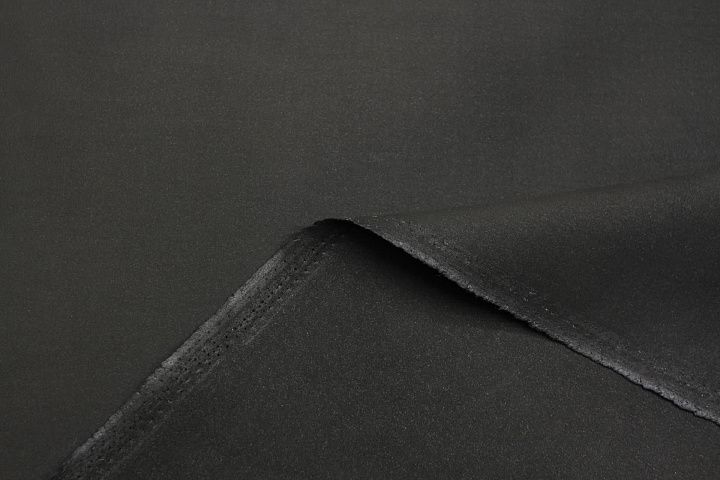 Искусственная замша Alcantara 590 г/м (о) черная - итальянские ткани Тессутидея арт. 03-7231