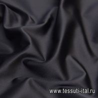 Шелк дюшес (о) черный - итальянские ткани Тессутидея арт. 10-2057
