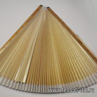Деталь юбки плиссе золотая 85см - итальянские ткани Тессутидея арт. F-6841
