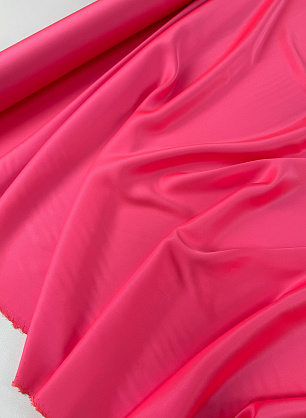 Шелк дабл (о) ярко-розовый - в интернет-магазине тканей Тессутидея арт. 10-4910