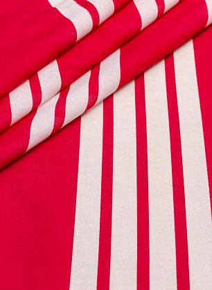 Сорочечная полоска (н) красно-белая - в интернет-магазине тканей Тессутидея арт. 01-4921