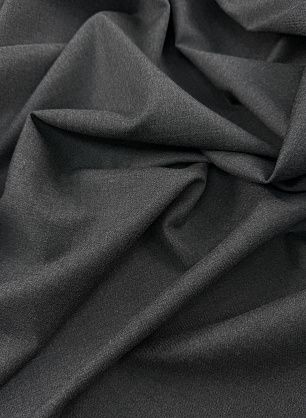 Костюмная шерсть стрейч (о) темно-серая - в интернет-магазине тканей Тессутидея арт. 05-5169