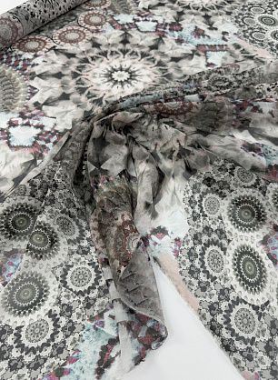 Маркизет (н) крупный рисунок калейдоскоп - в интернет-магазине тканей Тессутидея арт. 10-4751